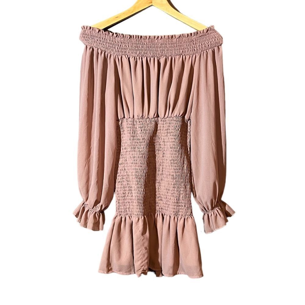 HYFVE M Puffy sleeve Scrunchy Dress